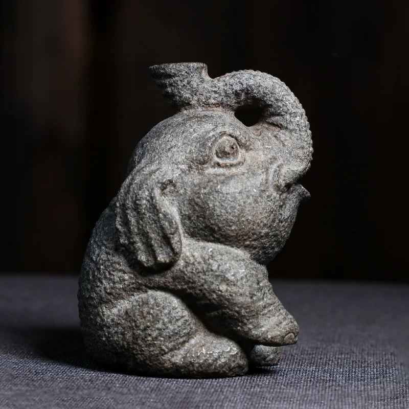 Статуэтка слона статуэтка в виде животного из натурального камня богатство