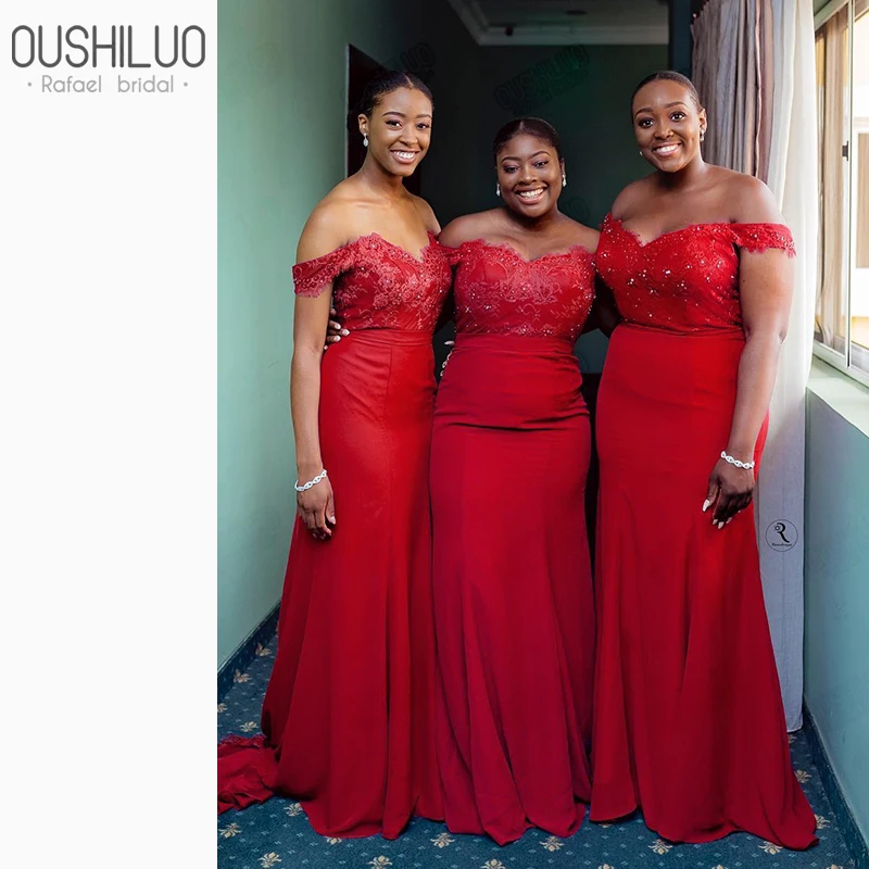 Длинное платье подружки невесты цвета фуксии для свадебного банкета элегантное