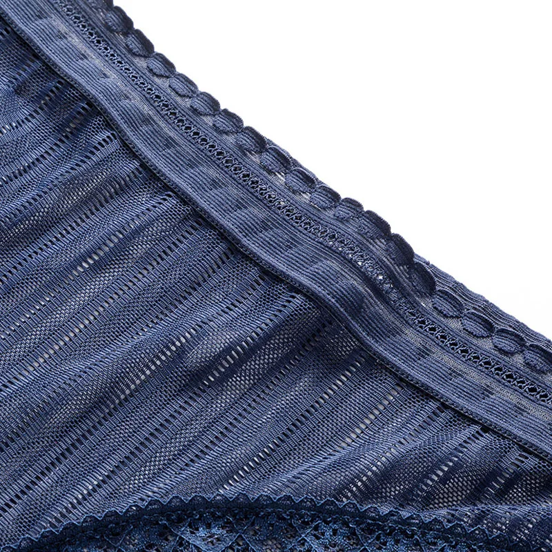 Трусики женские хлопковые прозрачные с низкой посадкой M L XL | Женская одежда