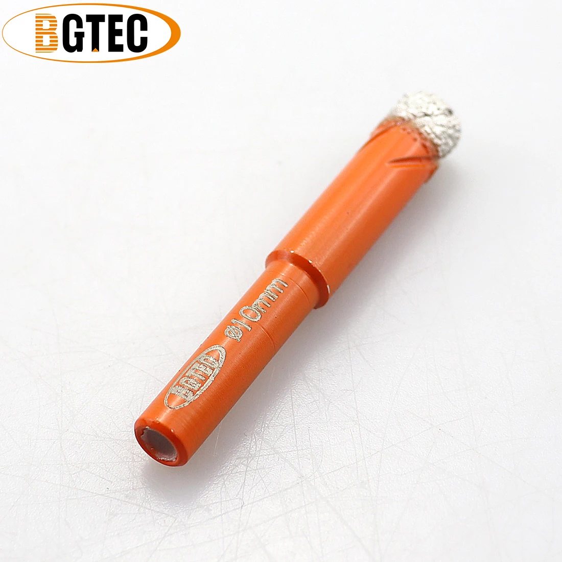 BGTEC 2 шт. Круглый хвостовик 10 мм Вакуумные Паяные алмазные сверла для керамической