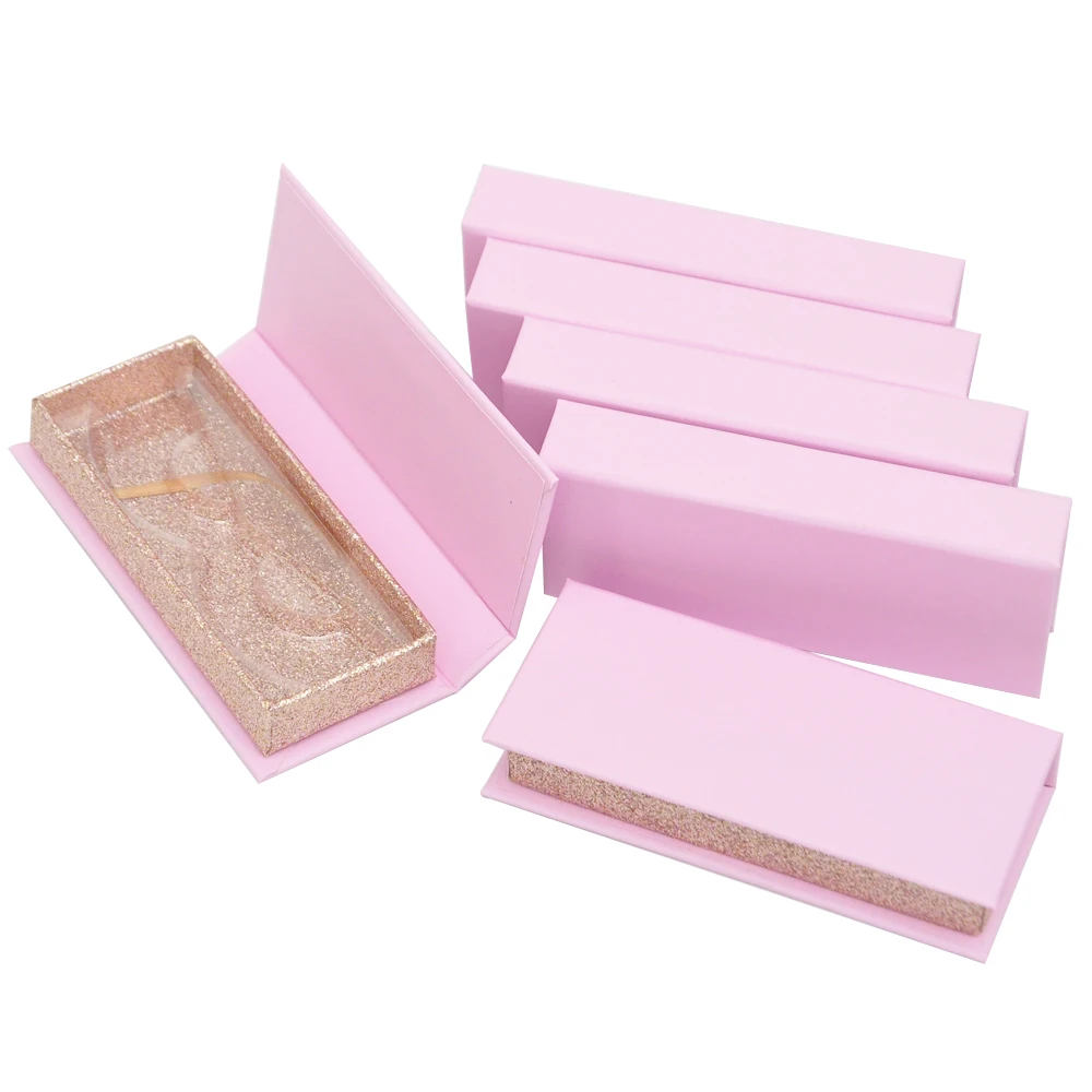 

Wholesale False eyelashes package Makeup eyelash packaging box custom logo lash boxes packaging mink lashes case bulk vendors