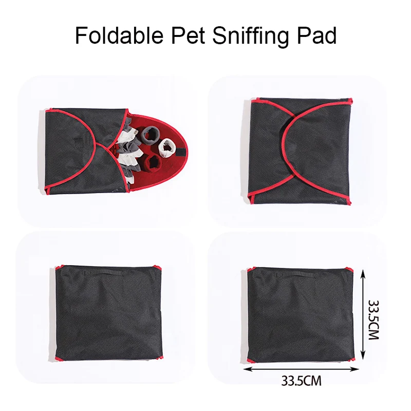 

Pet Dog Snuffle Mat Pet Sniffing Training Blanket Washable Smell Training Mat Relieve Stress Nosework Puzzle Toy Pet Nose Pads