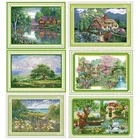 Набор для вышивки крестиком Joy Sunday 11CT 14CT, Набор для вышивки крестиком с печатью Love Home, для вышивания