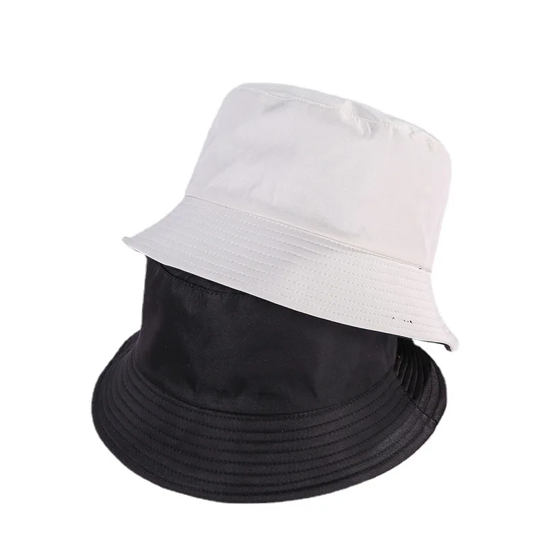 

Solid Color Double-sided Basin Panama Hat Men Casual Light Board Fisherman Hat Fashion Visor Couple Bucket Hat Women