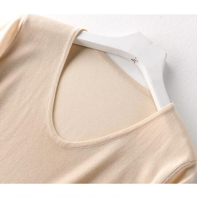 ASLTW Women T-shirt New Arrivals Summer Short Sleeve Woman Clothes Tops Ice silk Soft Thin Knitted Vintage Female Tee Shirt | Женская