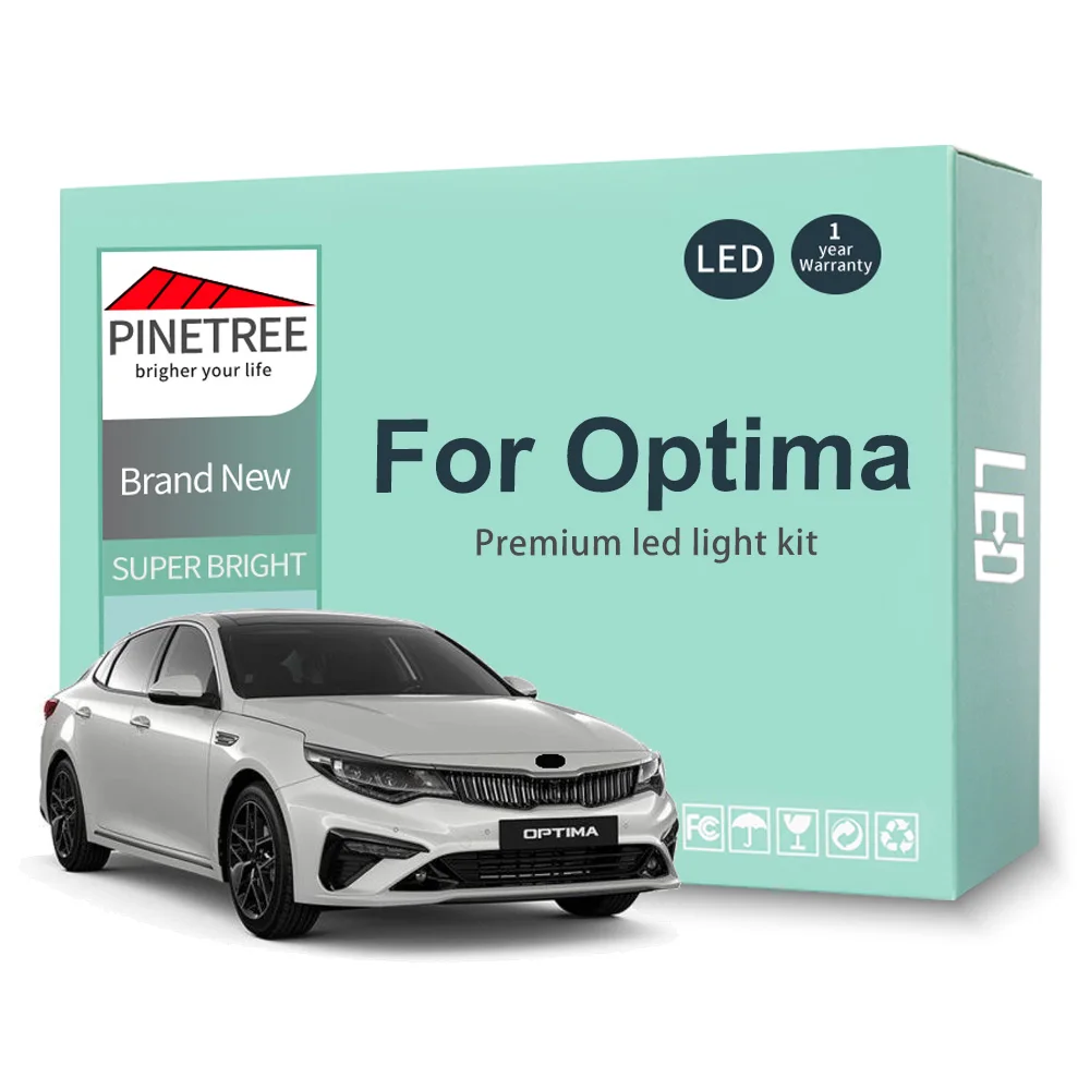 Комплект светодиодного освещения для салона KIA Optima 2001-2015 2016 2017 2018 2019 2020