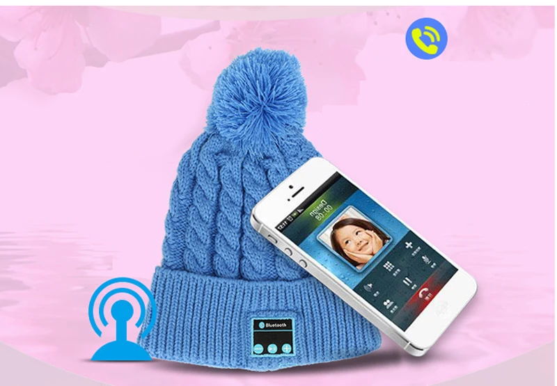 Xiaomi Youpin, вязаная шапка для волос, Bluetooth, теплая, для улицы, для леди, музыкальная шапка, осень и зима, для путешествий, модная, мягкая и удобная