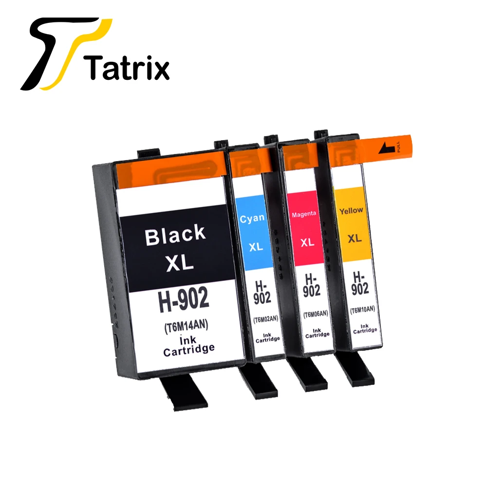 Чернильный картридж Tatrix 4PK HP 902 для 902XL принтера OfficeJet Pro 6954/6960/6962/6968/6975/6978