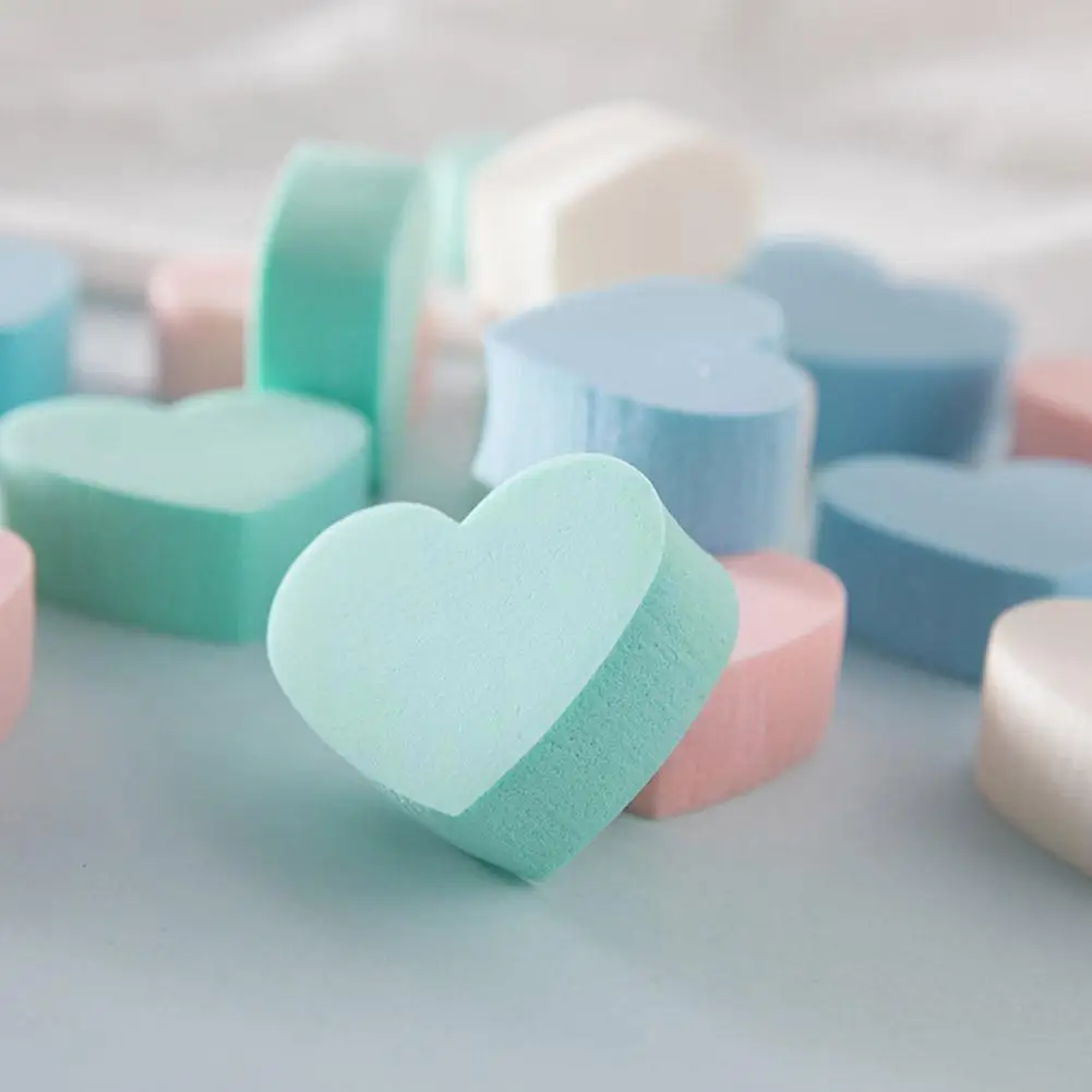 

Heart-shaped Makeup Puff Cosmetic Puff Foundation Powder Powder Beauty Puff Sponge Cosmetic Candy Color Tool B3T0