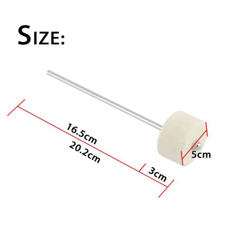 1 шт. ударный молоток из фетра ударная педаль для ударных инструментов | Спорт и