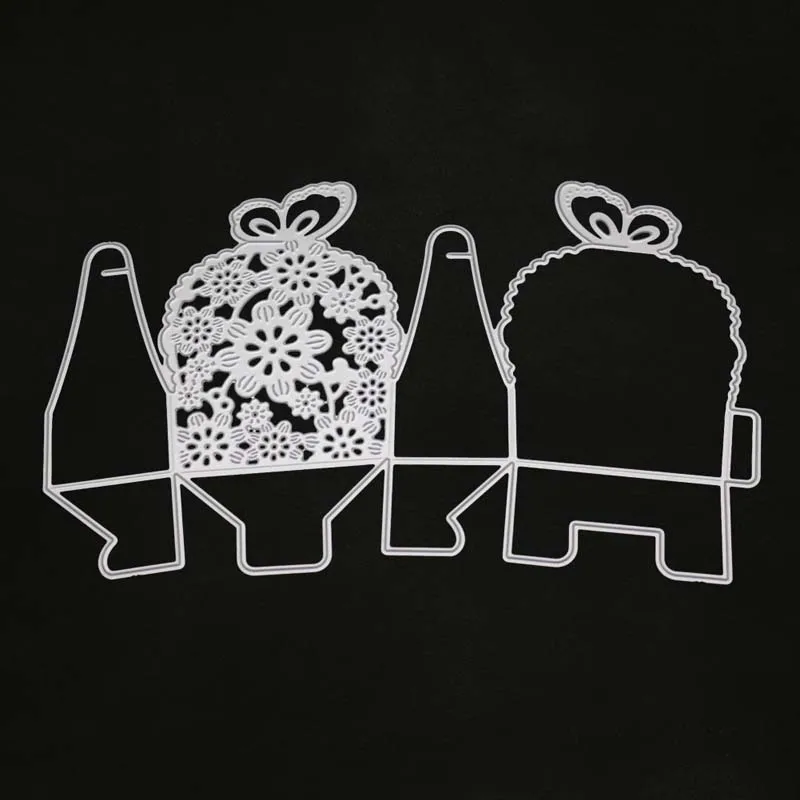 YINISE Metal Cutting Dies For Scrapbooking Stencils Butterfly Box Bag DIY Paper Album Cards Making Embossing Folder Die Cuts CUT | Дом и сад