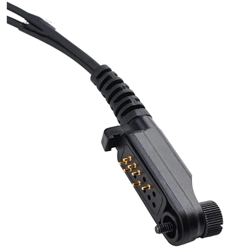 RISENKE U94 PTT Adapter for Hytera HP605 PD680 Radio Walkie Talkie Accessories Headset Cable (Civilian)