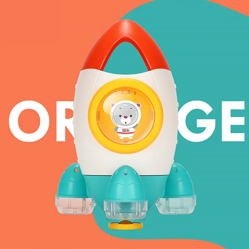 

Детские Игрушки для ванны инструмент для распыления воды плавающий душ ракета Ранние развивающие игрушки для ванной детский инструмент дл...