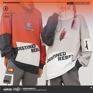 Аниме игра Honkai Impact 3 Косплей киана герrscher Of flamescion тематическая парная Толстовка Рождественский модный подарок Топ