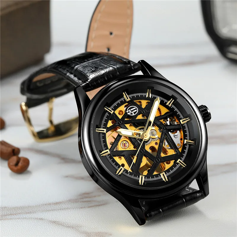 FORSINING ручные механические мужские наручные часы военные армейские спортивные