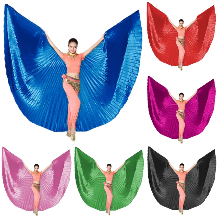 Женский костюм для танца живота с крыльями бабочки взрослых золотой аксессуары