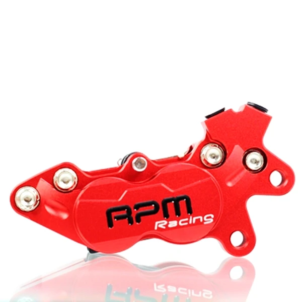 Red right Мотоцикл Универсальный об/мин 40 мм тормозные суппорты с 4 поршнем для Kawasaki Suzuki Yamaha Honda изменить Hf6 Байк скутер - Цвет: Red right