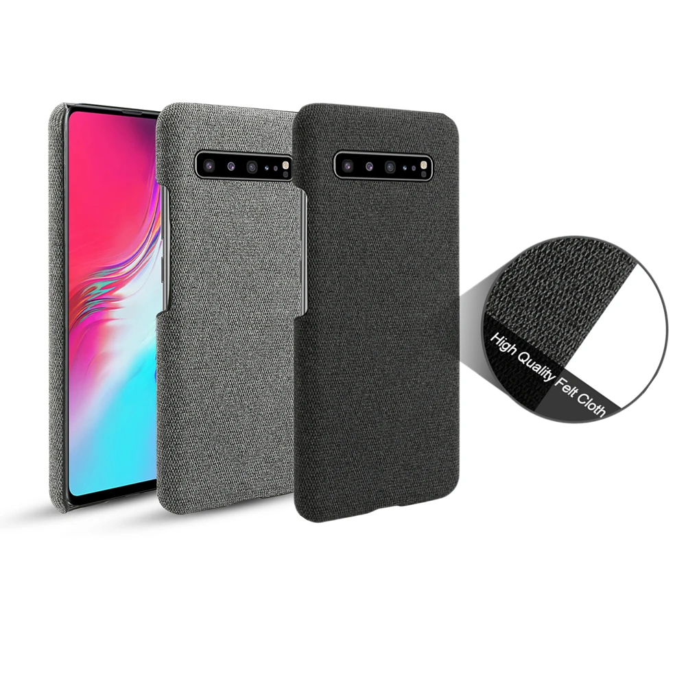 Для Samsung Galaxy S10 Plus S10E 5G Тонкий чехол из ткани с защитой от царапин жесткий для S20 |