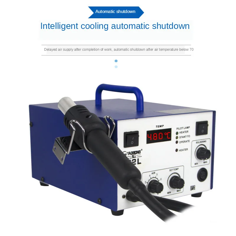 

Yaogong 702L Hot Air Gun Desoldering Station Digital Display Adjustable Electric Soldering Iron