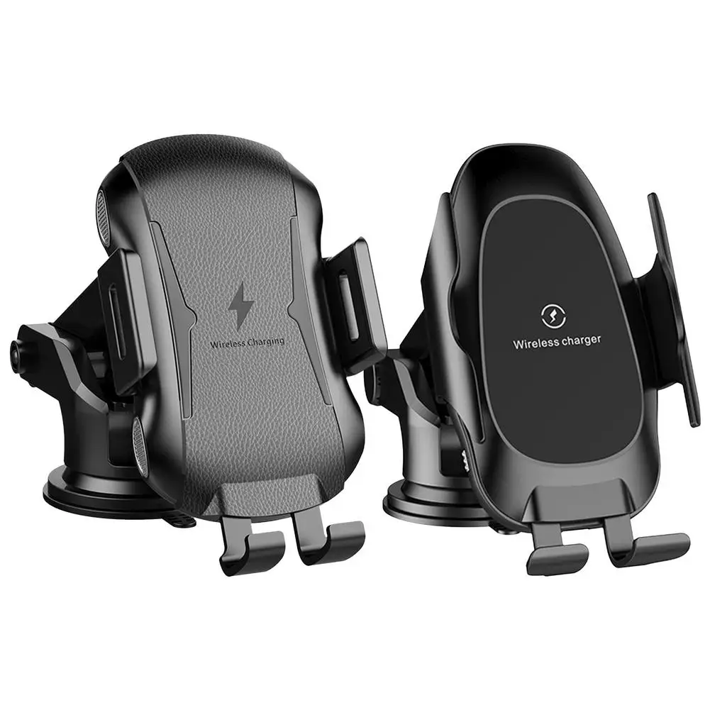 

New 2021 Car Universal Air Vent Smart Phone Smart Stand Telescopic Mobile Phone Holder Wireless Charging For 4-6.5 Inch Model