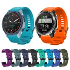 Ремешок для смарт-часов Garmin спуск Mk2 2SFenix 6 6S 6X 5X 5 5SForerunner 945 935, силиконовый быстросъемный браслет