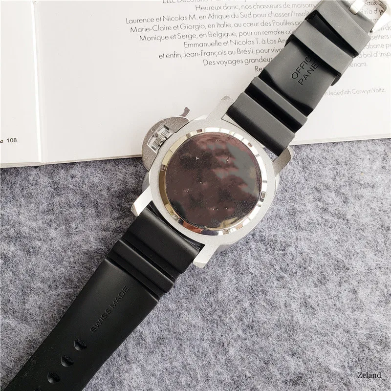 

AAA Men's Quartz Submersible Panerai Man Watch Top Brand Watch Luminous Hand Stainless Steel Sports Silicone Quartz Male Clock