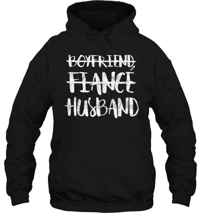 Boyfriend Fiance Husband Women Streetwear Men Hoodies Sweatshirts |