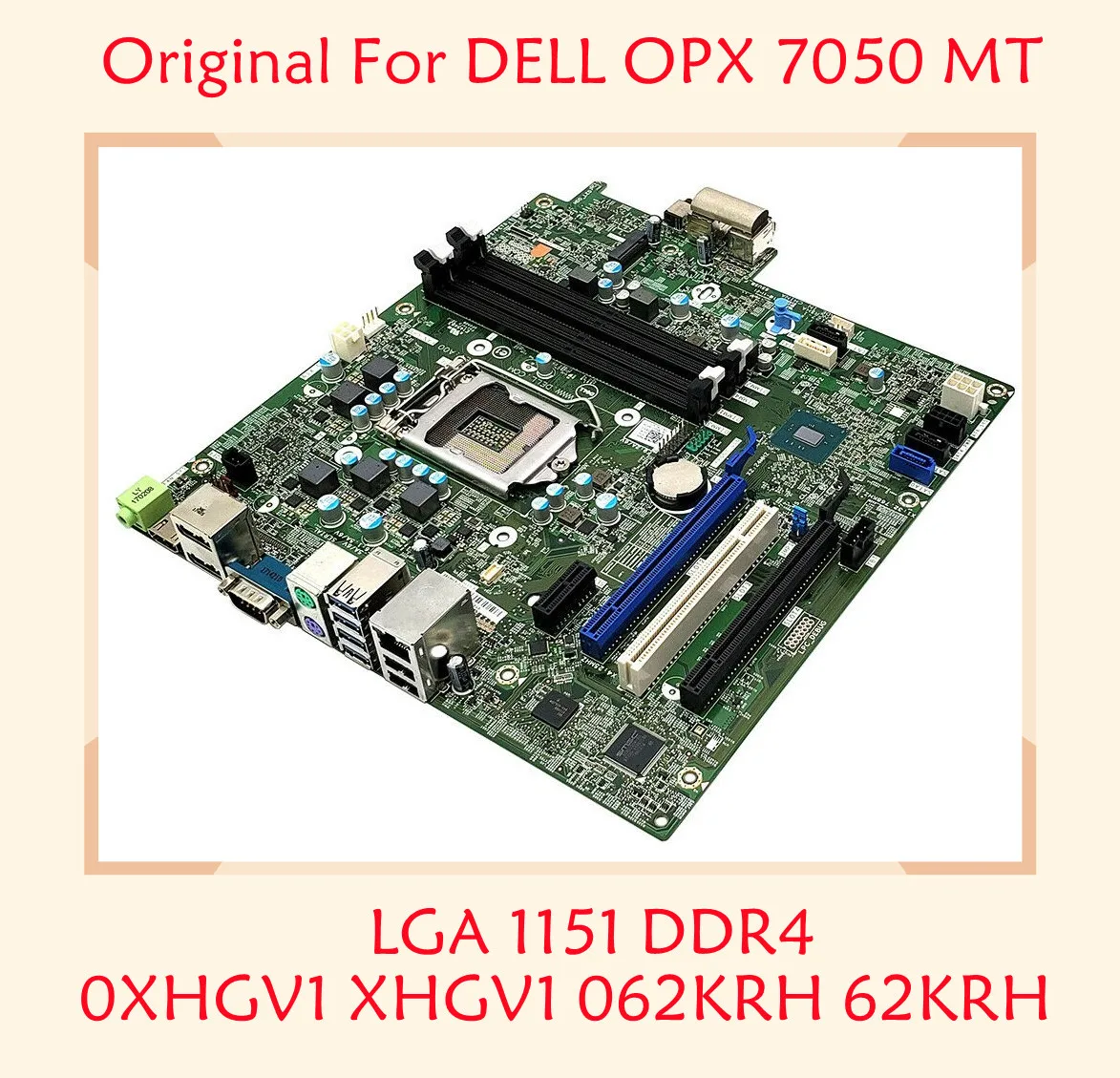 

Оригинальная материнская плата GZ855 для настольного компьютера DELL OPX 7050 MT LGA 1151 DDR4 0XHGV1 XHGV1 062KRH 62KRH