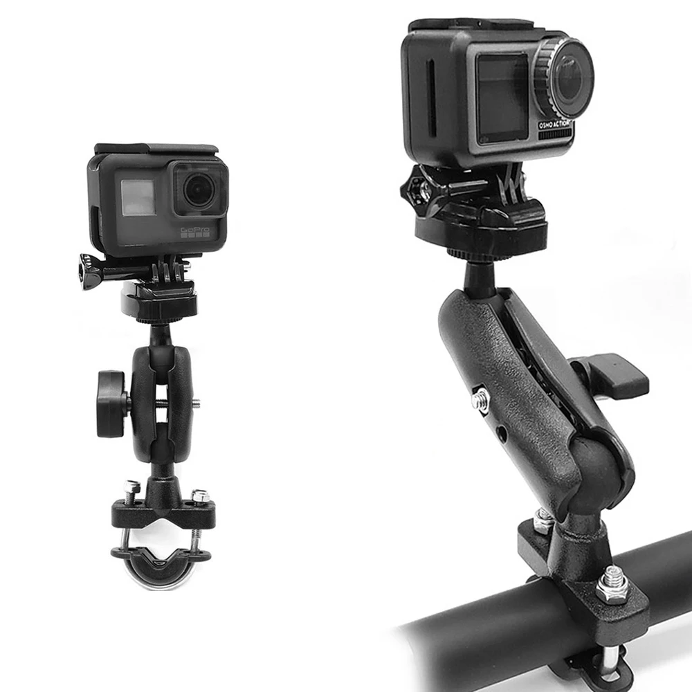 Кронштейн для зеркала заднего вида с фиксированным креплением на руль мотоцикла