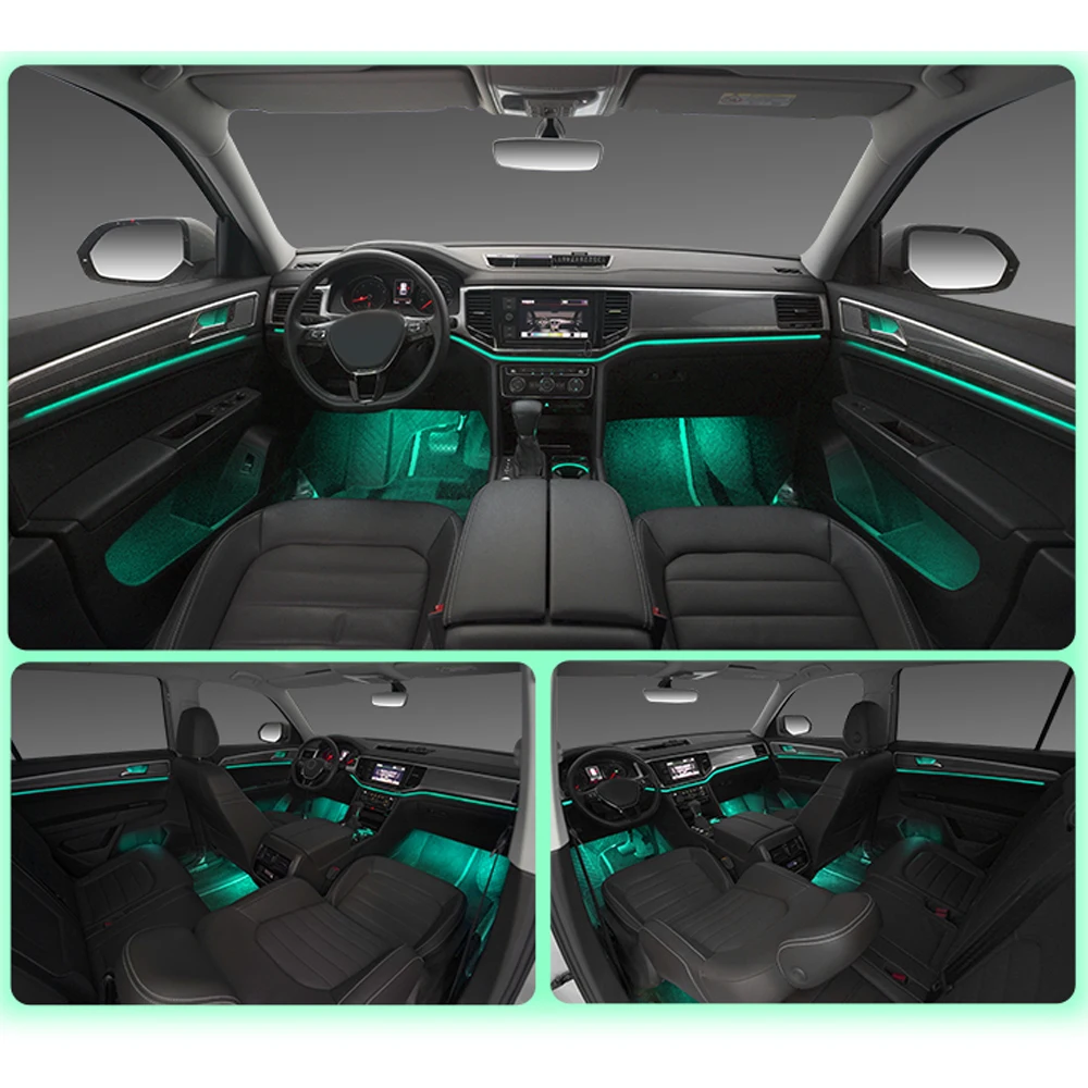 Для VW Teramont X 17-21 оригинальная световая полоса для двери автомобиля улучшенная