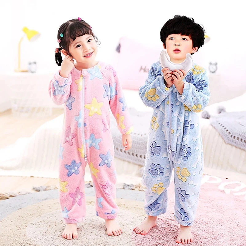 2022 Autumn Home Wear New Girls Sleeping Bag Baby Boy Costume Sleeping Bag Toddler Kid Clothing For Children Romper Baby Clothes