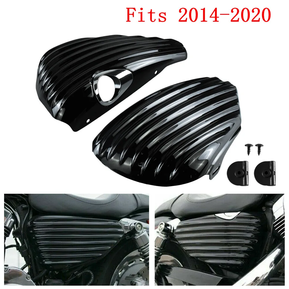 Боковая Крышка батарейного отсека мотоцикла черный обтекатель для Harley Sportster