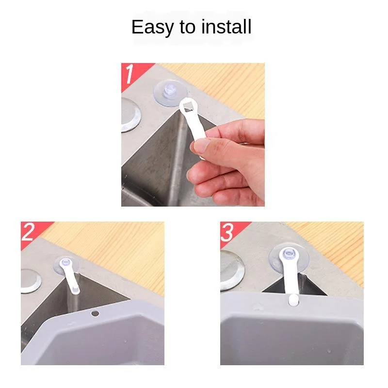 Kitchen Triangle Sink Filter Drain Vegetables and Fruit Basket Suction Cup Sponge Rack Storage Tool | Обустройство дома