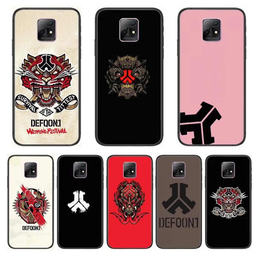 

Defqon 1 Music Festival Phone Case For XiaoMi Redmi 10X 9 8 7 6 5 A Pro S2 K20 T 5G Y1 Anime Black Cover Silicone Back Pretty