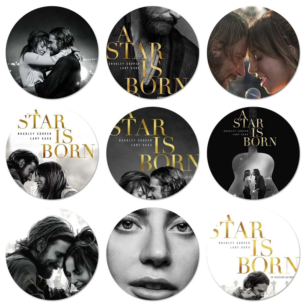 A Star is Born Lady Gaga Icons Pins Badge Decoration Brooches Metal Badges For Backpack Decoration