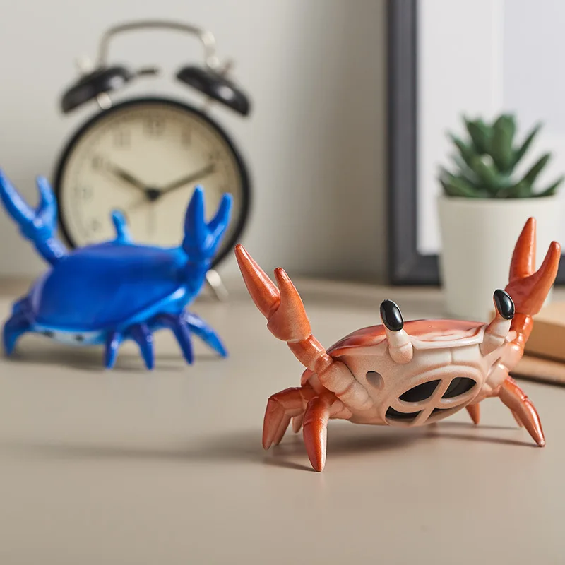 Миниатюрная Беспроводная Bluetooth-Колонка Crab с держателем Мобильный телефон