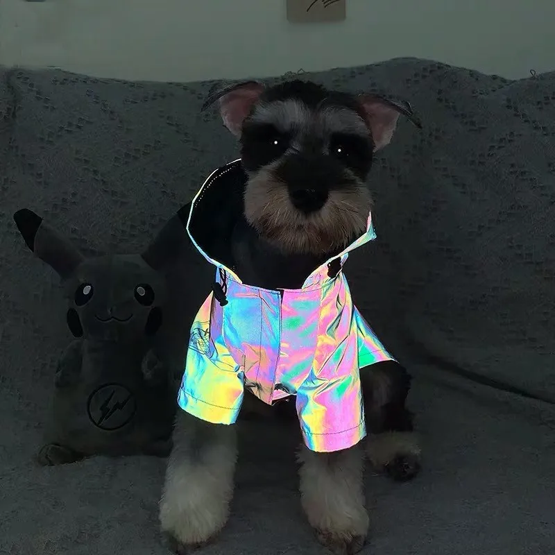 Светоотражающая уличная куртка с изображением французского бульдога ветровка