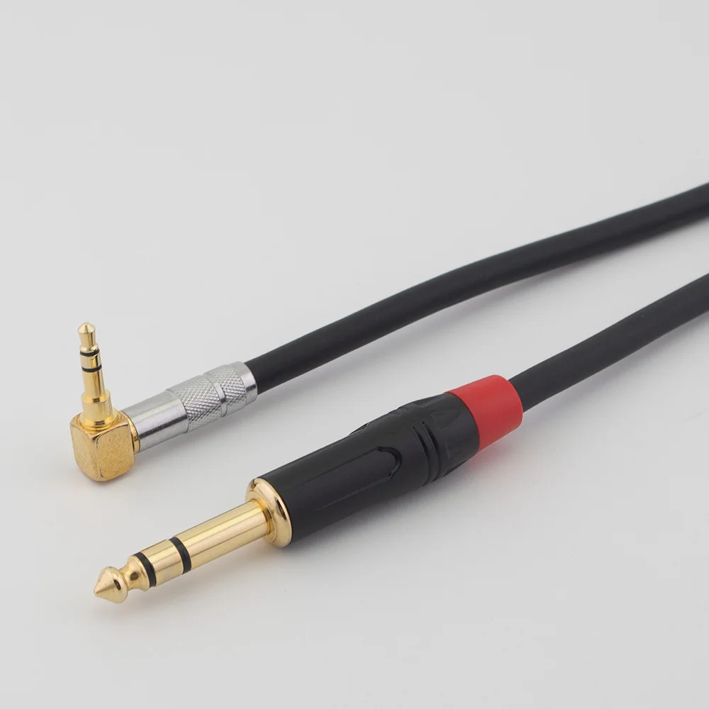 

HIFI 3.5mm to 6.35mm Adapter Aux Cable for Mixer Amplifier CD Player Speaker Gold Plated 3.5 Jack to 6.5 Jack Male Audio Cable