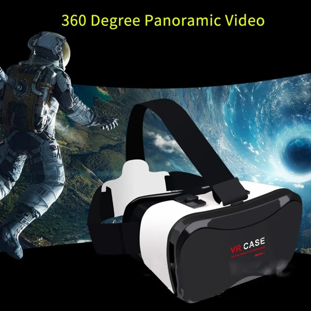 Портативные Очки виртуальной реальности шлем VR Реалистичные 3D очки гарнитура картон для большинства смартфонов