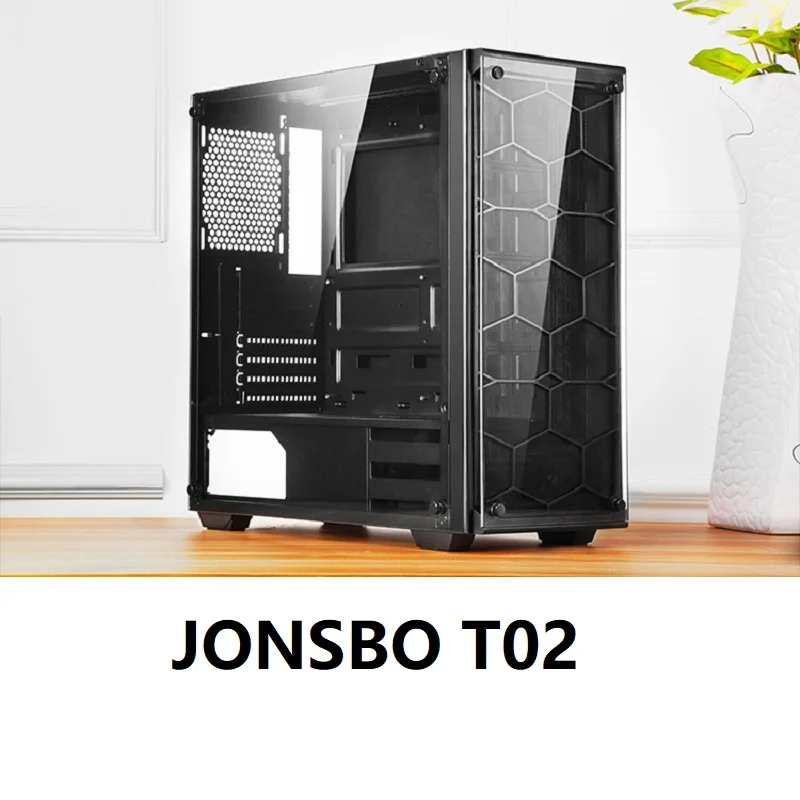 Башенное шасси JONSBO T02 Black medium ATX/Поддержка водяного охлаждения 240 | Компьютеры и