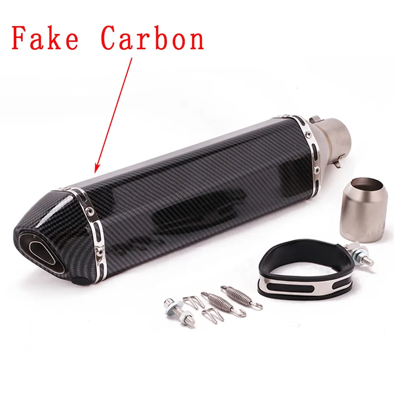51 мм глушитель для мотоцикла универсальный мотоцикл Выхлопная длинные Размеры