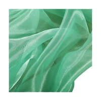 width 57 smooth soft fashionable perspective organza fabric by the half yard for dress hanfu shirt material