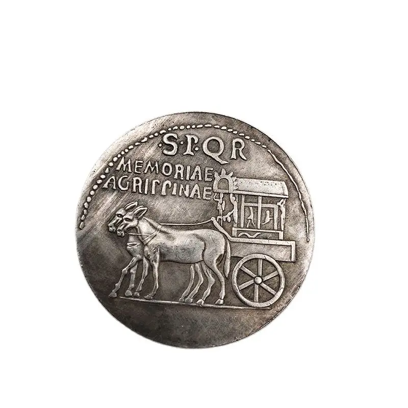 

Roman Coin Memory Donkey Car Commemorative Coin Collection Souvenirs Home Decoration Crafts Ornaments Gifts