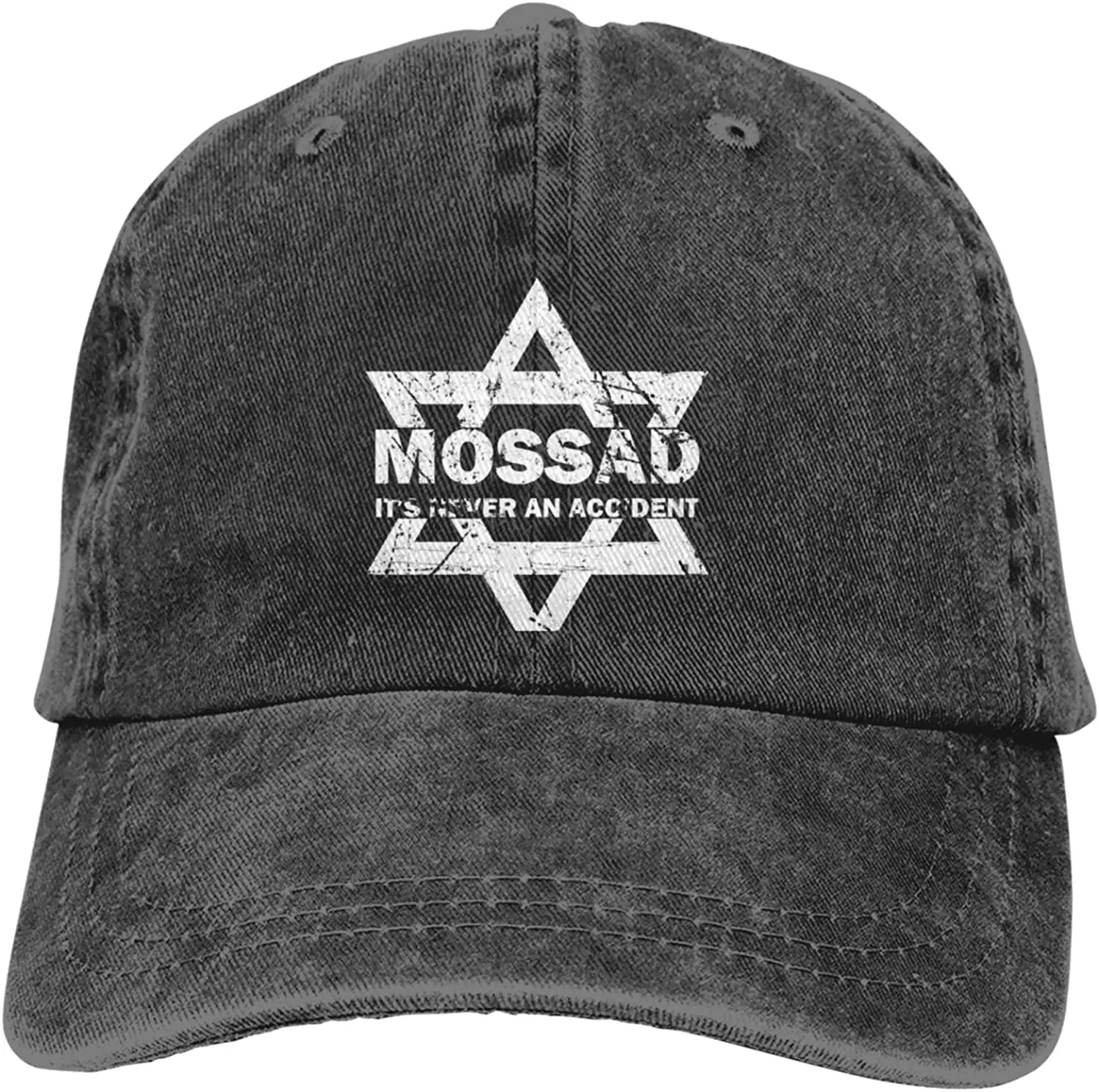 Спортивная джинсовая кепка Mossad It's Never an аварийная Ретро Кепка регулируемые