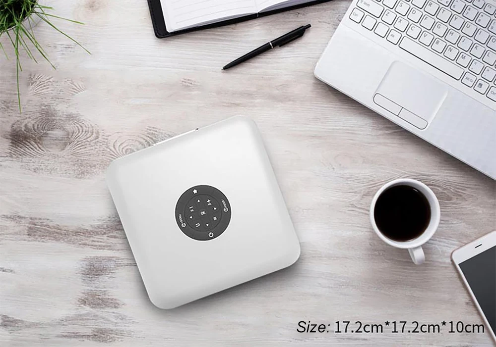 Настоящий ТВ K1 мини DLP проектор Android WiFi Bluetooth 4 0 портативный светодиодный видео