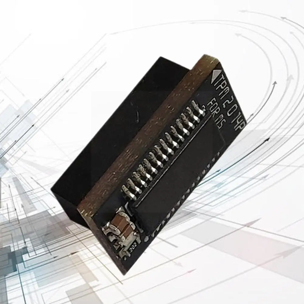 

New 14pin Tpm Module Board For Lpc Tpm 2.0 Encryption Security Module Remote Card For 11 Motherboard 14 Pin
