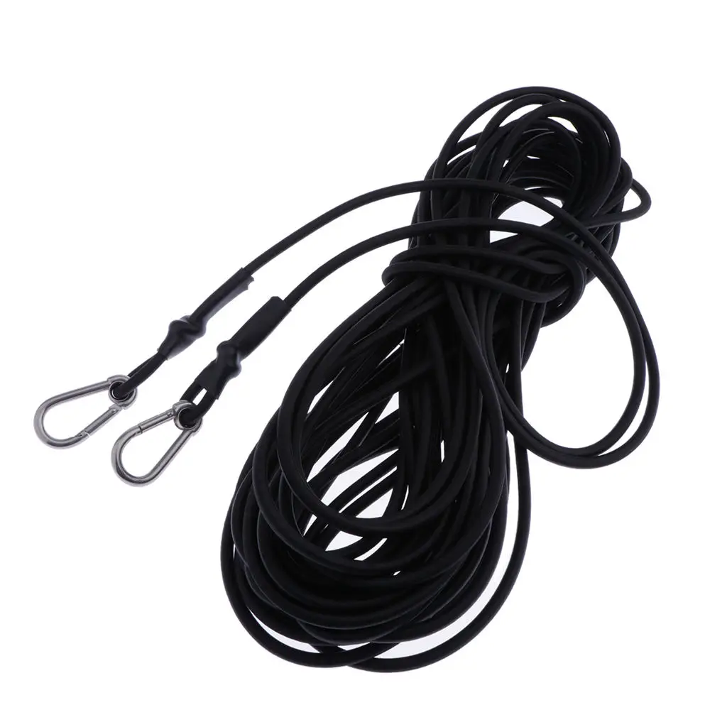 

66ft X 6mm Bungee Cord with Snap Hook Heavy Duty Bungee Shock Shock