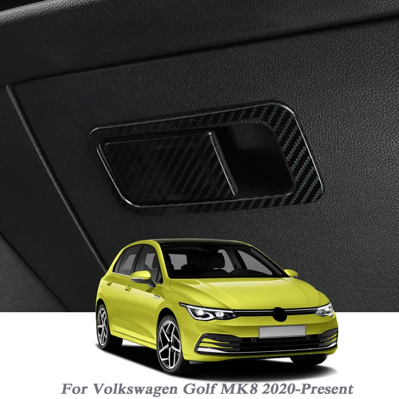 

2pcs For Volkswagen Golf MK8 2020-Present Car Styling Internal Glove Box Sequins Interior Decoration StickerAuto Accessory