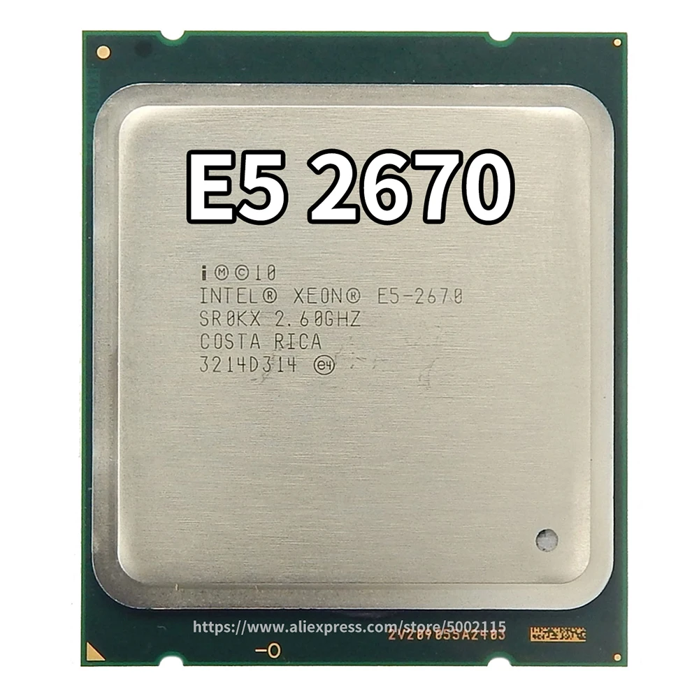 Процессор Intel-Xeon серии E5 2689, E5 2640, E5 2630 V2, E5 2650 V2, E5 2670, для LGA 2011 материнская плата поддержка X79 двойная материнская плата