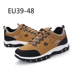 

Summer Men's Outdoor Leisure Breathable Hiking Lace-up Mesh Camping Shoes Walking Shoes EU39-48